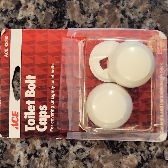 Ace part 43040 you Let bolt caps white New open box - Picture 1 of 5